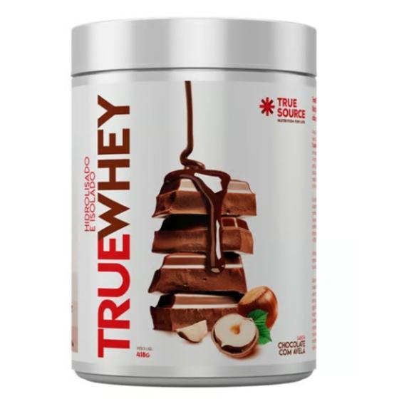 Imagem de True Whey Hidrolisado e Isolado Chocolate com Avelã True Source 418g