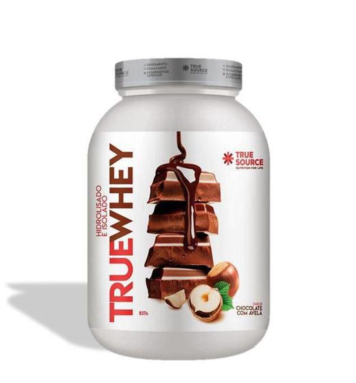 Imagem de TRUE Whey Protein Hidrolisado e Isolado Chocolate com Avelã TRUE Source 837g - True Source Nutrition