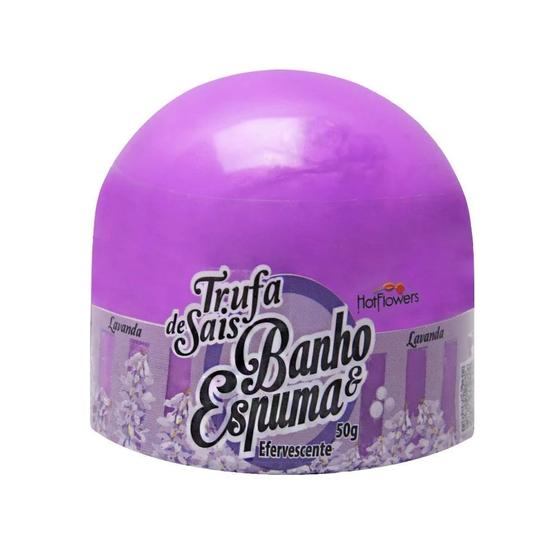 Imagem de Trufa Sais Efervescentes Banho Espuma Banheira Ofurô Spa Lavanda