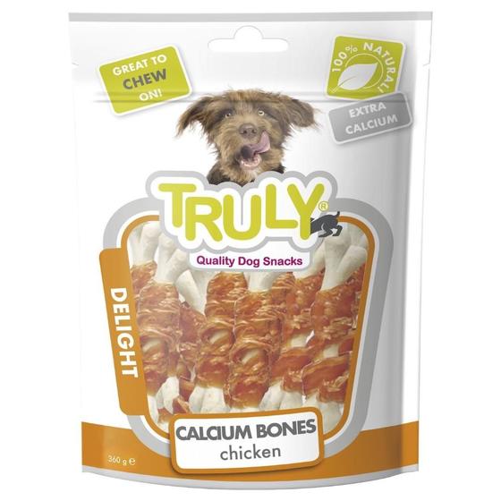 Imagem de Truly Delight Petisco Para Cães Twists De Frango - 360G