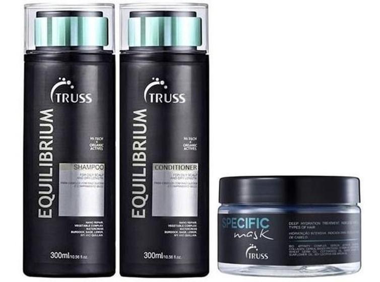 Imagem de Truss Equilibrium - Shampoo 300ml + Condicionador 300ml + Máscara Specific 180gr