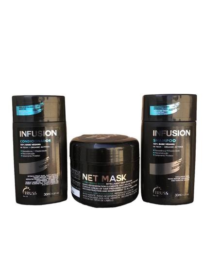 Imagem de Truss Infusion Mini Shampoo + Condicionador + Net Mask Viagem 30ml