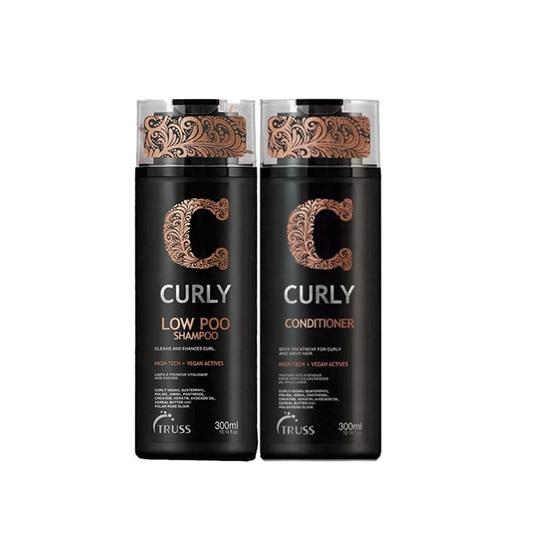 Imagem de Truss Kit Curly Low Poo Shampoo 300ml, Curly Condicionador 300ml (2 produtos)