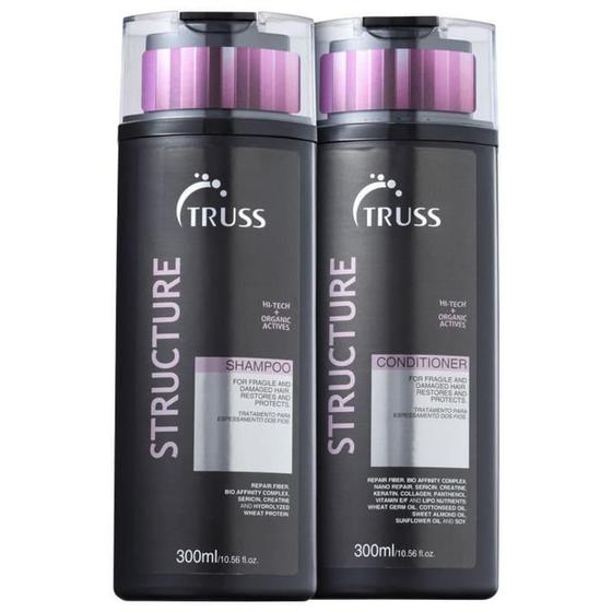 Truss Kit Shampoo E Condicionador Structure Menor preço em Truss Kit Shampoo E Condicionador Structure