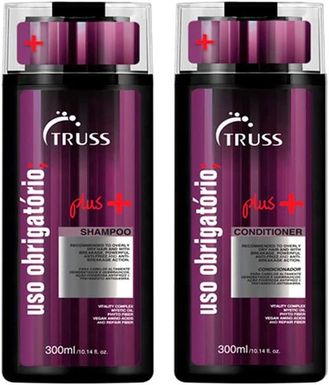 Imagem de Truss Kit Shampoo e Condicionador Uso Obrigatório Plus 300ml