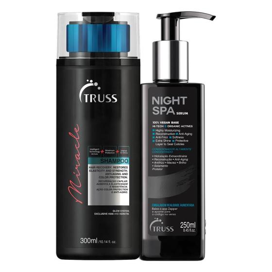 Imagem de Truss Kit Shampoo Miracle + Night Spa (2 Produtos)