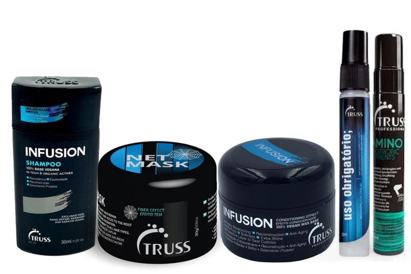 Truss Professional Mini Sh Inf/Cera/Net Mask/Uso Obg/Amino Menor preço em Truss Professional Mini Sh Inf/Cera/Net Mask/Uso Obg/Amino