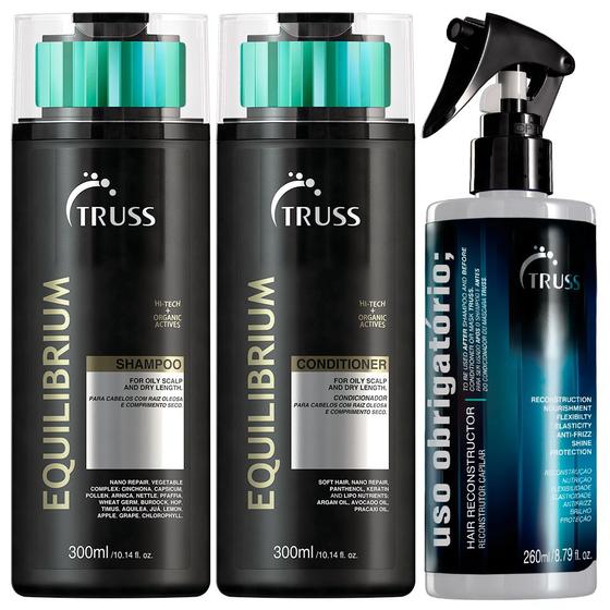 Imagem de Truss Shampoo + Condicionador Equilibrium + Uso Reconstrutor
