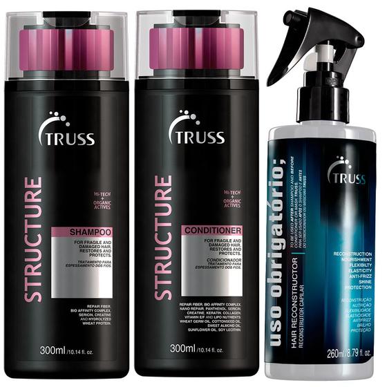 Imagem de Truss Structure Sh + Condicionador 300ml + Uso Reconstrutor