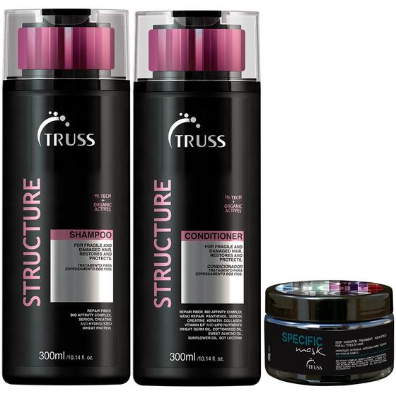 Imagem de Truss Structure Shampoo+ Condicionador 300ml+ Specific Mask