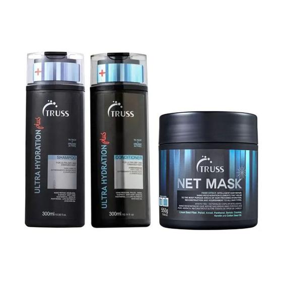 Imagem de Truss Ultra Hydration Plus Sh 300ml + Cd 300ml + Net Mask