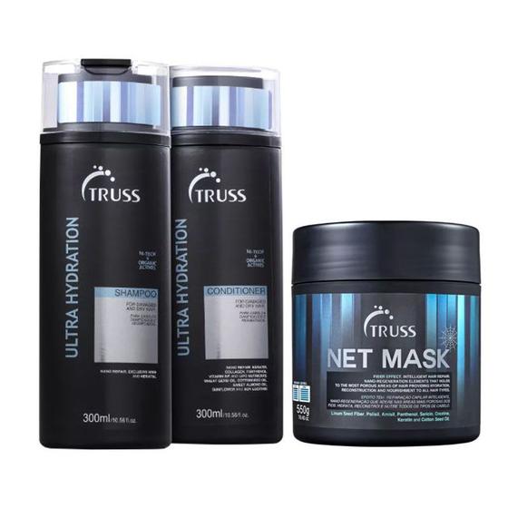 Imagem de Truss Ultra Hydration Sh 300ml + Cd 300ml + Net Mask