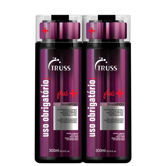 Imagem de Truss Uso Obrigatório Plus+ kit Shampoo 300ml + Condicionador 300ml