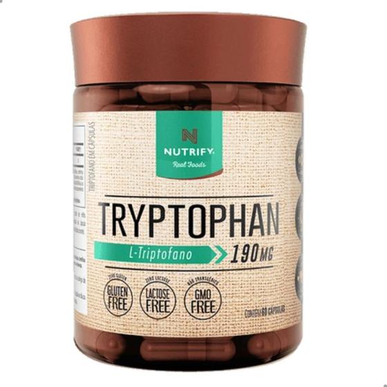 Imagem de Tryptophan 190mg 60 Capsulas Nutrify