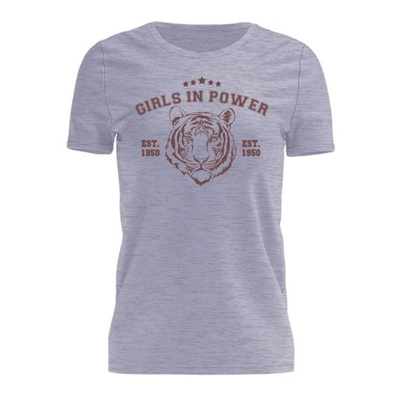 Imagem de Tshirt Blusa Estampada Feminina Manga Curta Camiseta Camisa Girls In Power