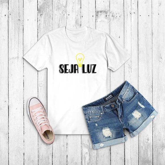 Imagem de Tshirt Seja Luz - Camiseta Baby look  Unissex