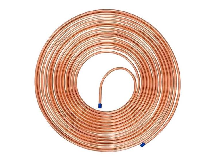 Imagem de Tubo De Cobre Flexível Para Freio 1/4 - 15 Metros