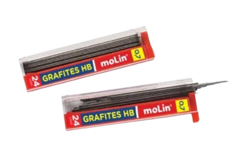 Imagem de Tubo de grafites HB 0,7mm - Molin