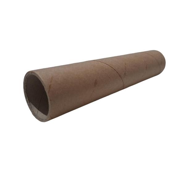 Imagem de Tubo de Papel Kraft - Tubete canudo de Papel Artesanal, embalagem 21cm - 10UN