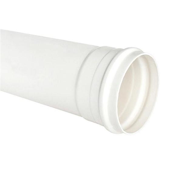 Imagem de Tubo de PVC Branco Para Esgoto Primário 6" 150mm 6 Metros - 11031501 - TIGRE