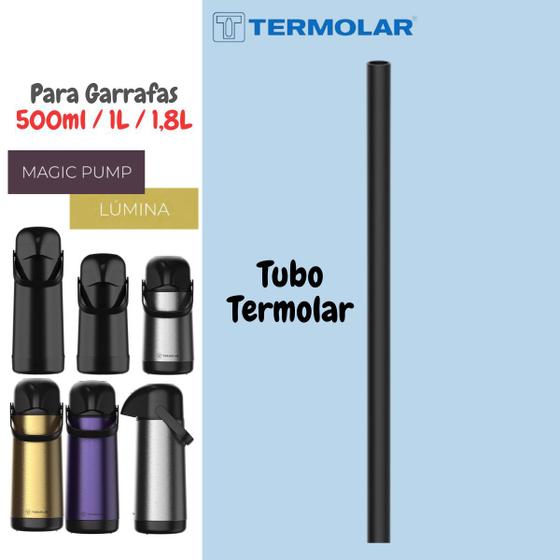 Imagem de Tubo De Sucção Canudo Para Garrafas Térmicas 500ml/1l/1,8l Termolar