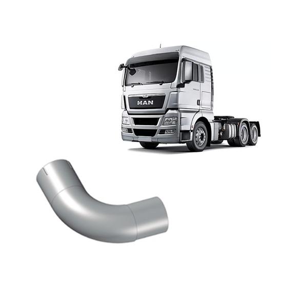 Imagem de Tubo Entrada Catalisador 4.1/2” Inox MAN TGX 2017/2020 Euro5