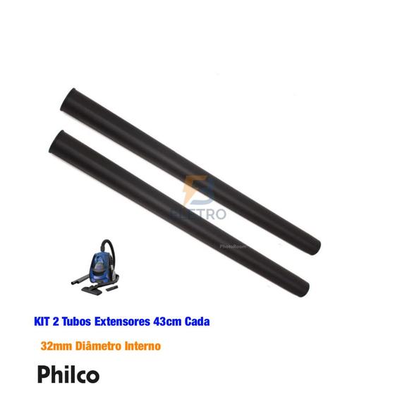 Imagem de Tubo Extensor 2 Peças de 43cm Aspirador de Pó Philco PH1410