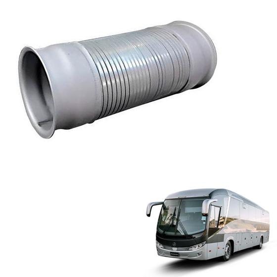 Imagem de Tubo Flex. Ônibus Mercedes Benz O500 4.1/2"X250mm Aço Galv.