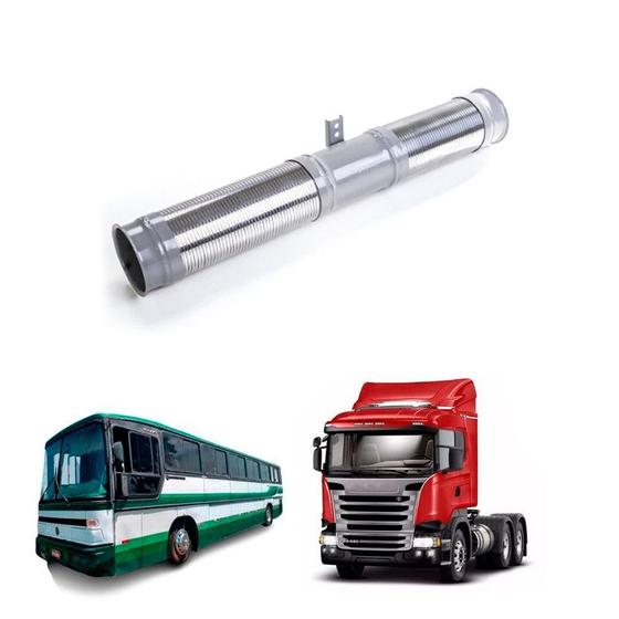 Imagem de Tubo Flexível Scania T R 124 Original 1505749 1020mm Inóx