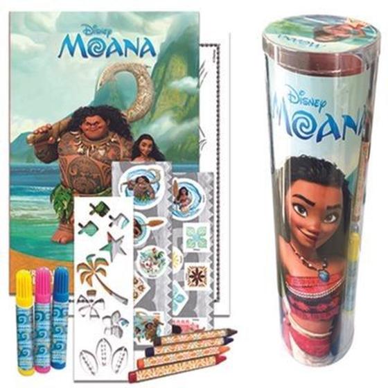 Imagem de Tubo Histórias para Colorir - Disney Moana 3m+