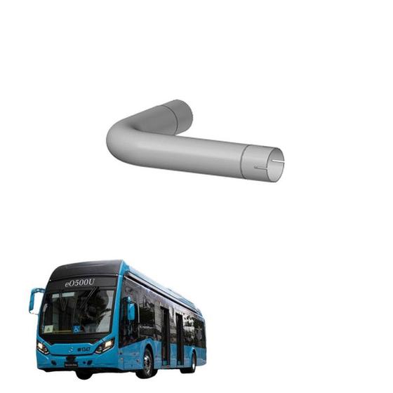 Imagem de Tubo Intermediário Mb Ônibus O500u Original 3824923201 Euro5