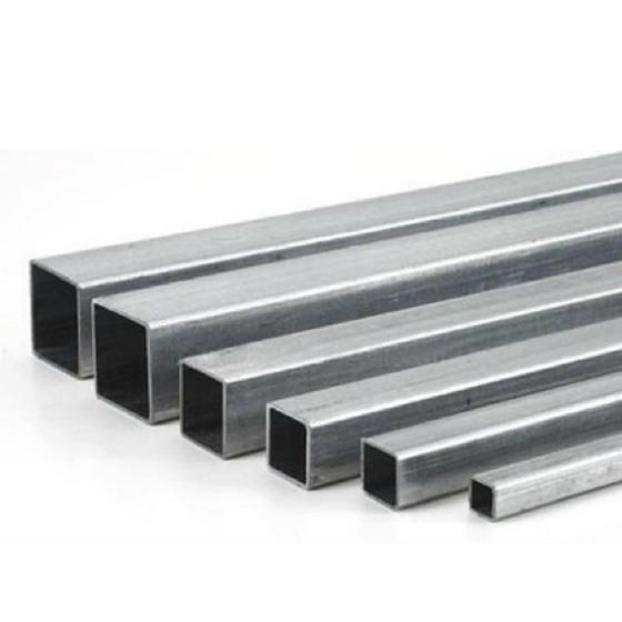 Imagem de Tubo quadrado galvanizado metalon 50x50x1,25mm - 30cm - 6 peças