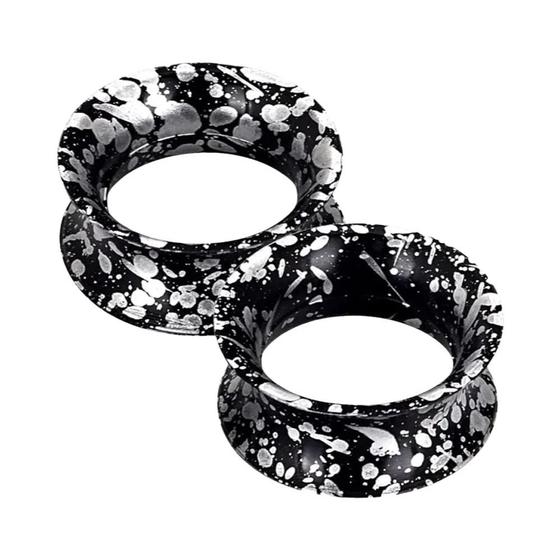 Imagem de Túneis De Silicone Macio E Flexível Para Orelha, Dilatadores, Expansores Duplos, Piercing Oco Para O
