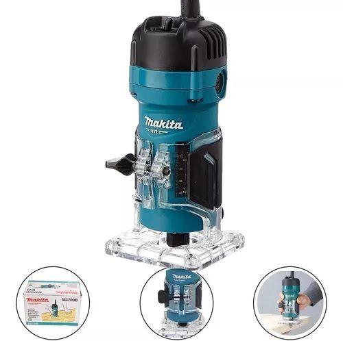 Imagem de Tupia Manual 530 Watts Para Pinça De 1/4 - Makita - M3700b 220v