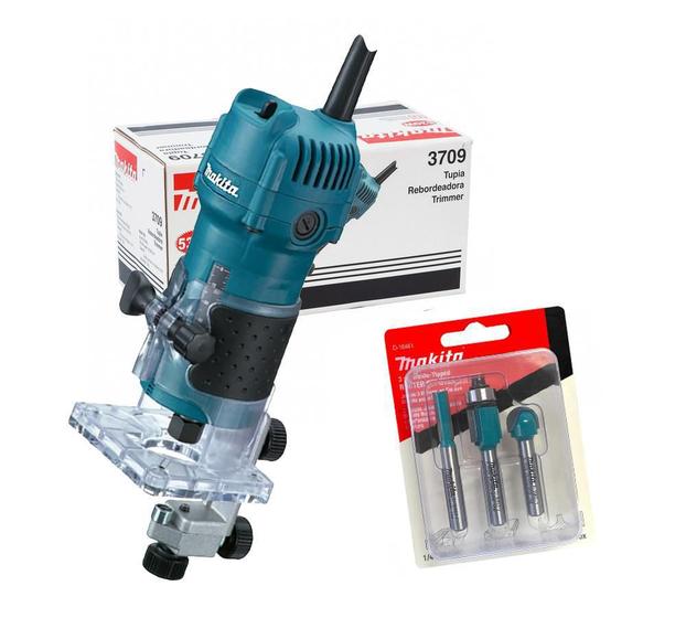 Imagem de Tupia Manual 6Mm 3709 Makita 530W + Acessórios 110V