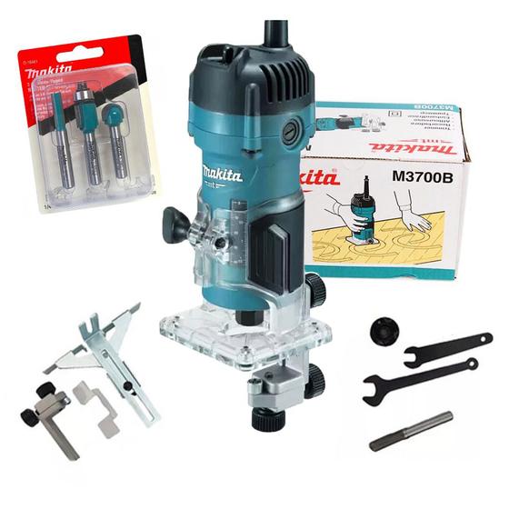 Tupia Manual 6mm 530 Watts M3700b Makita Menor preço em Tupia Manual 6mm 530 Watts M3700b Makita