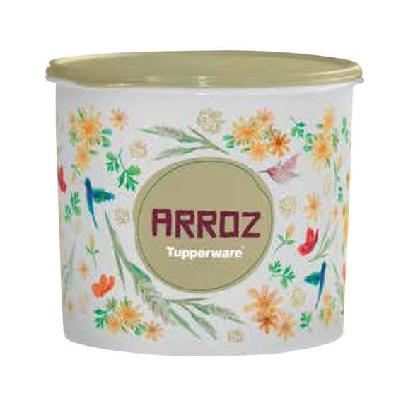 Imagem de Tupper Caixa de arroz 2.4 kg Linha Floral Tupperware