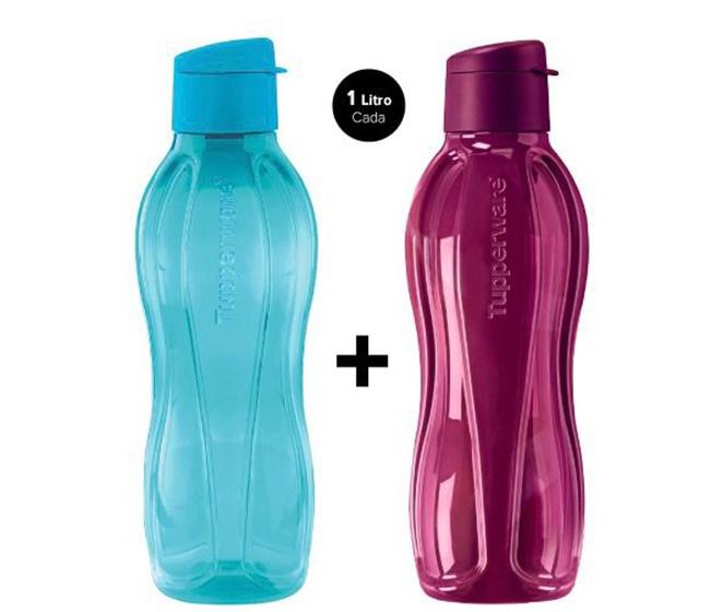 Imagem de Tupperware - 2 garrafas de 1litro cada. Merlot + azul royal