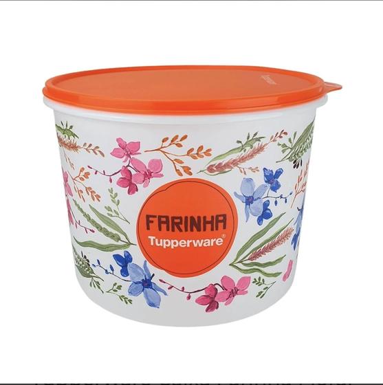 Imagem de Tupperware Caixa Farinha Floral 3,8kg