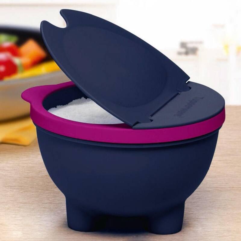 Tupperware Chef Saleiro 450g Azul e Rosa - Saleiro - Magazine Luiza