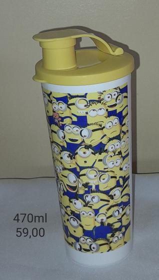 Imagem de Tupperware Copo com Bico 470ml Minions