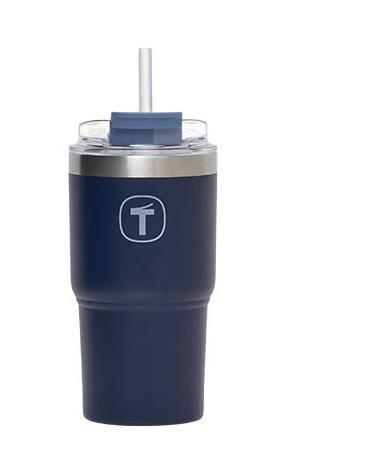 Imagem de Tupperware Copo Térmico Big T com canudo 630ml Azul Mar Profundo