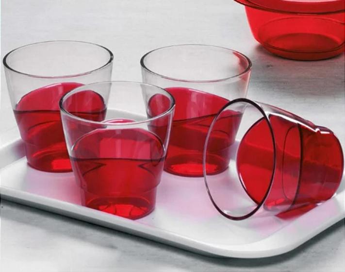 Imagem de Tupperware copos elegância 290 mls, kit com 4