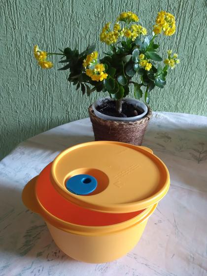 Imagem de Tupperware Cristalwave Redondo 2 Litros Damasco