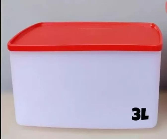 Imagem de Tupperware Espaçosa Freezer 3 Litros