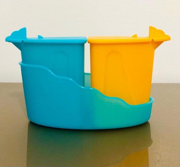 Imagem de Tupperware Importada Acucareiro e Cremeira Murano 350ml Exclusivo