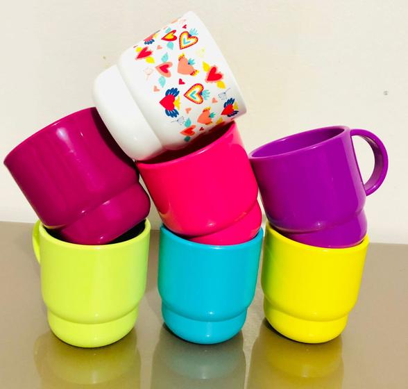 Imagem de Tupperware Importada Caneca Milano 280ml Varias Cores