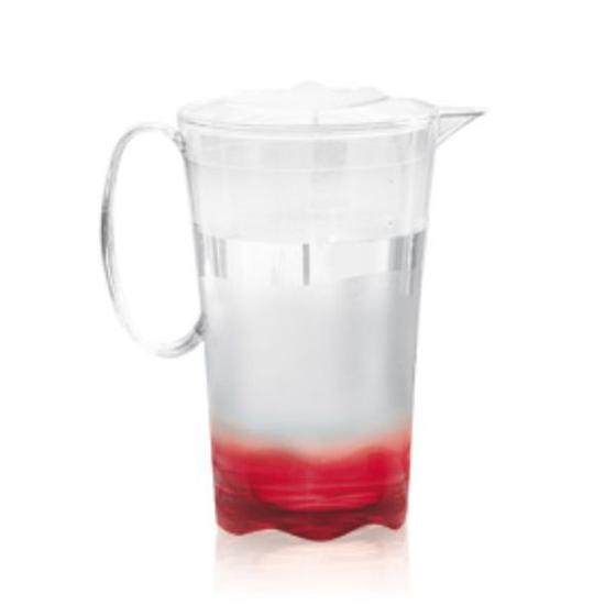 Imagem de Tupperware Jarra Super Luxo 2 litros Transparente e Vermelho