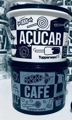 Imagem de Tupperware Kit De Mantimentos  Café e Açúçar  Pop Box