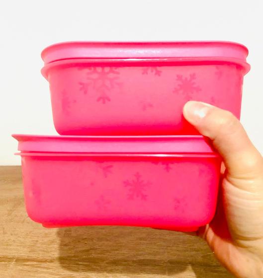 Tupperware Kit Freezer Line 450 Ml 2 Peças Pote Magazine Luiza